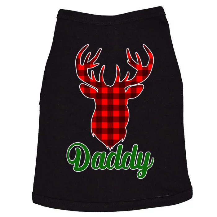 Matching Holiday Family Plaid Reindeer Daddy Doggie Tank