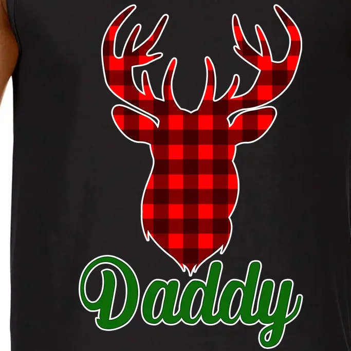 Matching Holiday Family Plaid Reindeer Daddy Comfort Colors® Tank Top