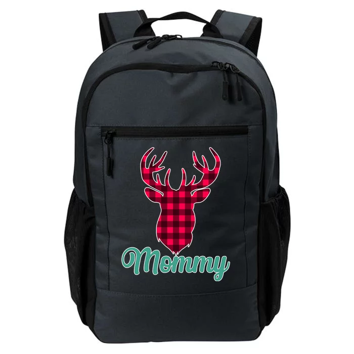 Matching Holiday Family Plaid Reindeer Mommy Daily Commute Backpack