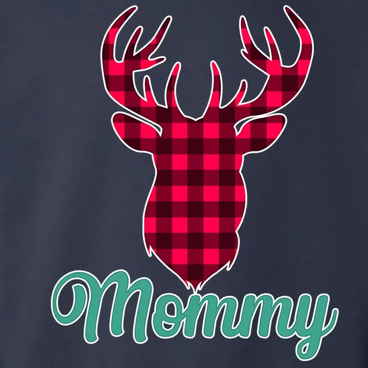 Matching Holiday Family Plaid Reindeer Mommy Toddler Hoodie