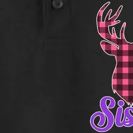 Matching Holiday Family Plaid Reindeer Sister Dry Zone Grid Performance Polo