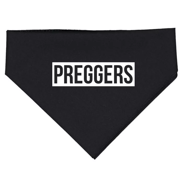 Maternity Slogan Preggers Box Logo USA-Made Doggie Bandana