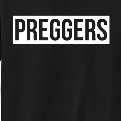 Maternity Slogan Preggers Box Logo Sweatshirt