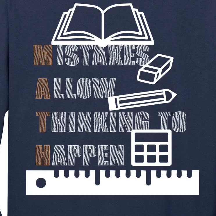 Math Allow Thinking To Happen Tall Long Sleeve T-Shirt