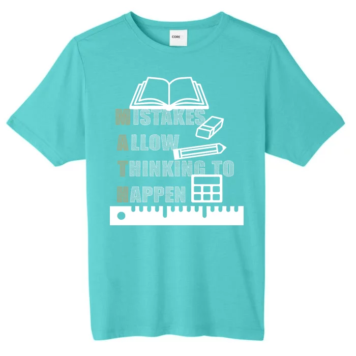 Math Allow Thinking To Happen ChromaSoft Performance T-Shirt