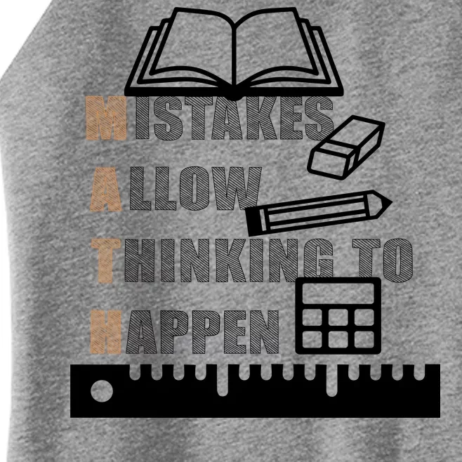 Math Allow Thinking To Happen Women’s Perfect Tri Rocker Tank