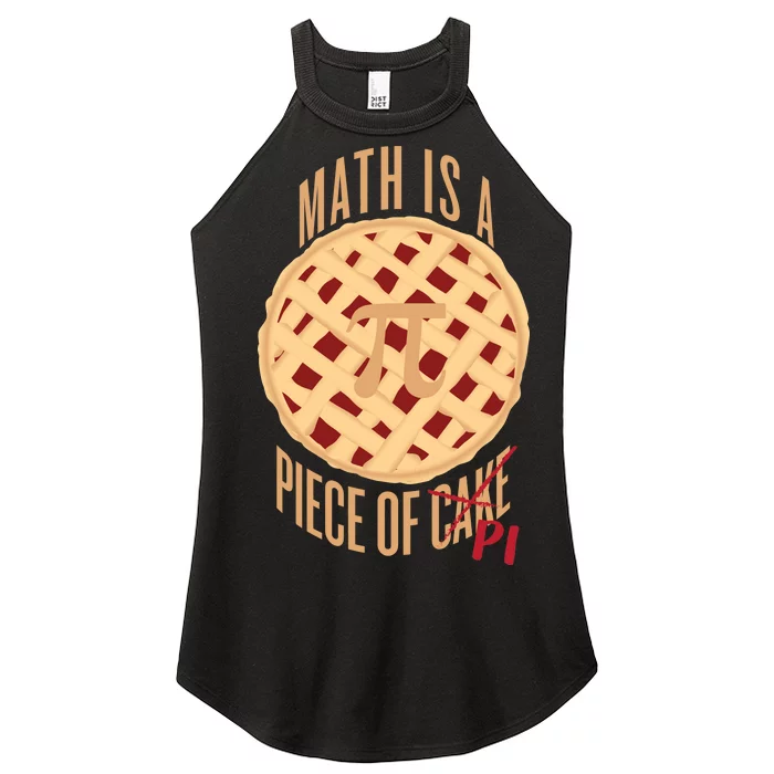 Math Is A Piece Of Cake Pi Day Women’s Perfect Tri Rocker Tank