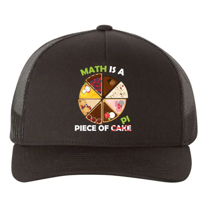 Math Is A Piece Of Pi Yupoong Adult 5-Panel Trucker Hat