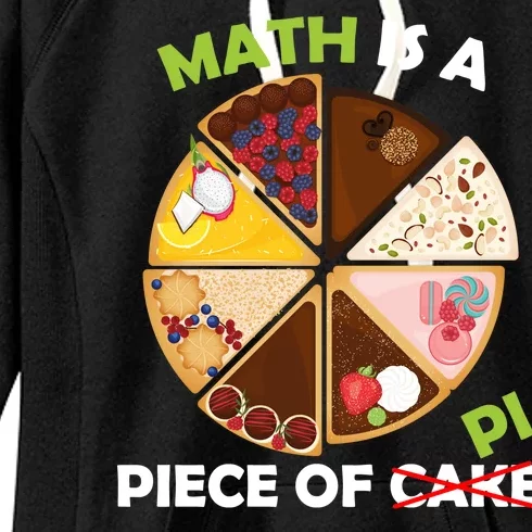 Math Is A Piece Of Pi Women's Fleece Hoodie