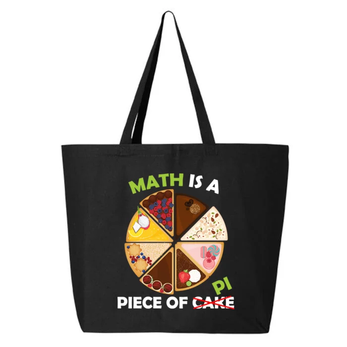 Math Is A Piece Of Pi 25L Jumbo Tote