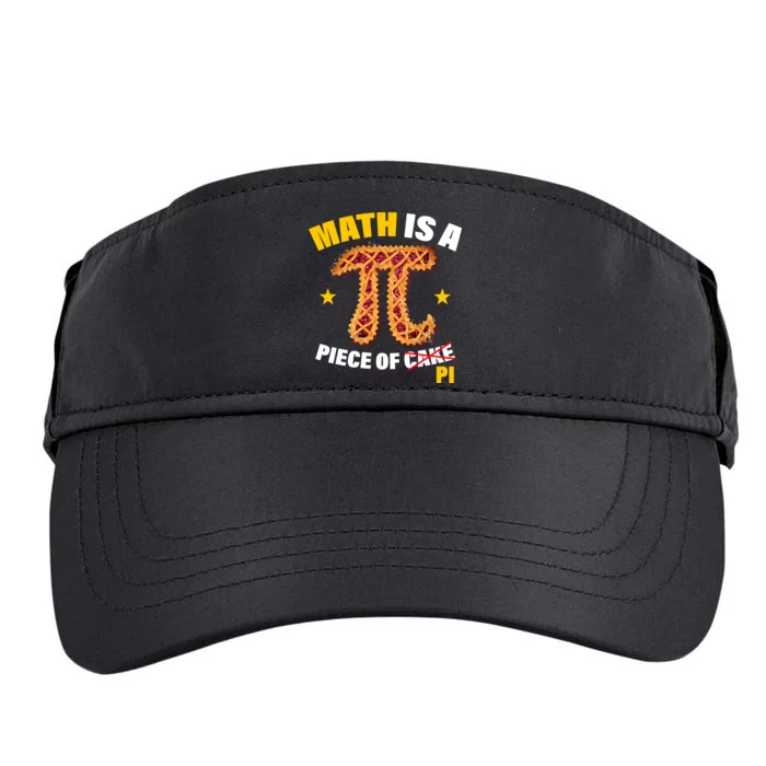 Math is a piece of pi Humor Adult Drive Performance Visor