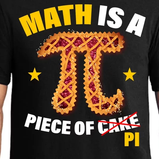 Math is a piece of pi Humor Pajama Set