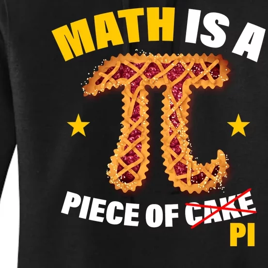 Math is a piece of pi Humor Women's Pullover Hoodie