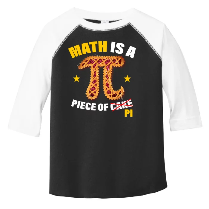 Math is a piece of pi Humor Toddler Fine Jersey T-Shirt