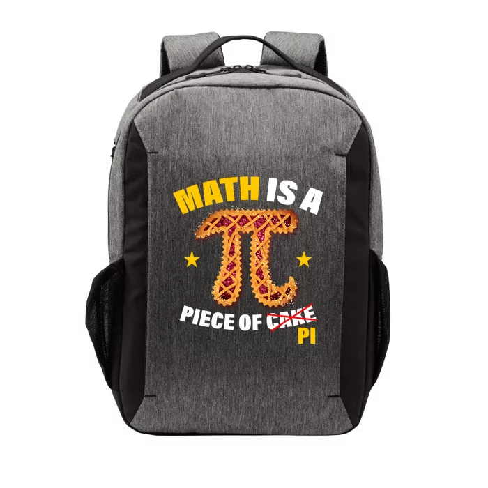 Math is a piece of pi Humor Vector Backpack