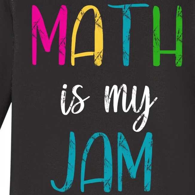 Math Is My Jam Baby Long Sleeve Bodysuit