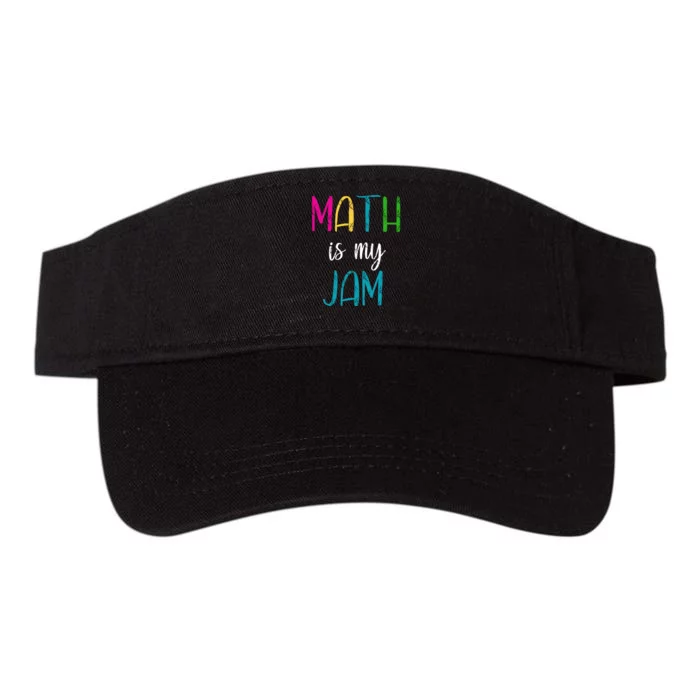 Math Is My Jam Valucap Bio-Washed Visor