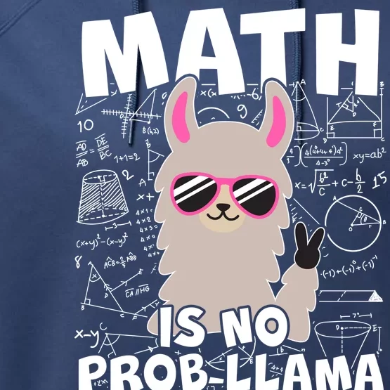 Math Is No Prob-llama Performance Fleece Hoodie