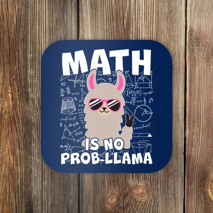 Math Is No Prob-llama Coaster