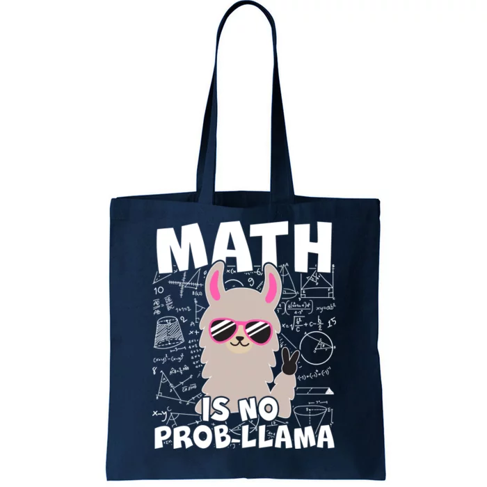 Math Is No Prob-llama Tote Bag