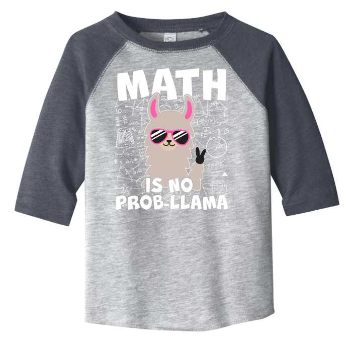 Math Is No Prob-llama Toddler Fine Jersey T-Shirt