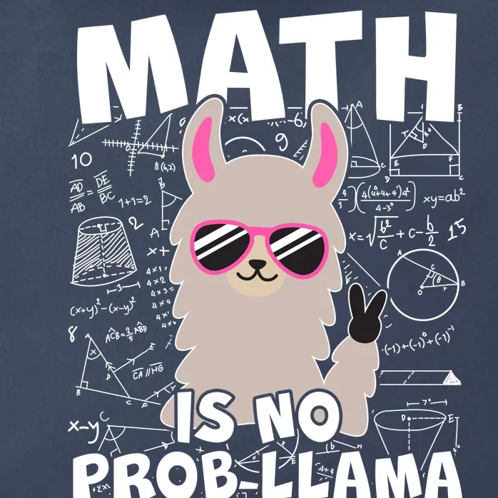 Math Is No Prob-llama Zip Tote Bag