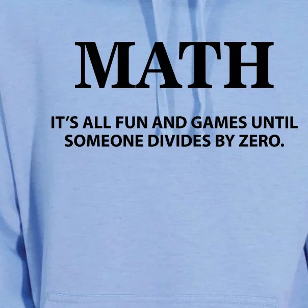 Math It's All Fun And Games Unisex Surf Hoodie