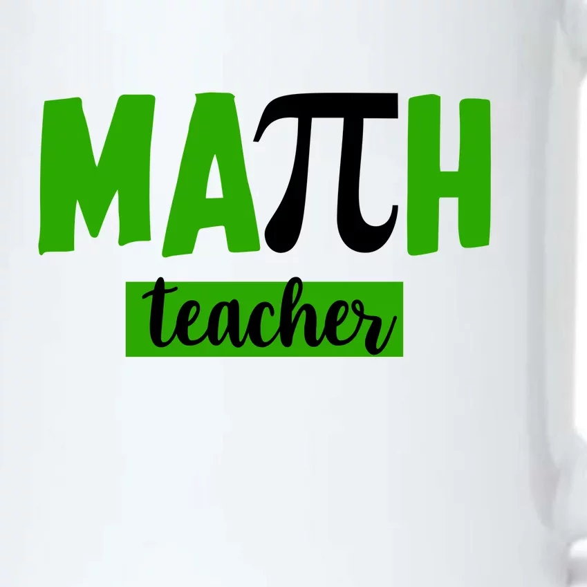 Math Teacher Pi Logo Black Color Changing Mug