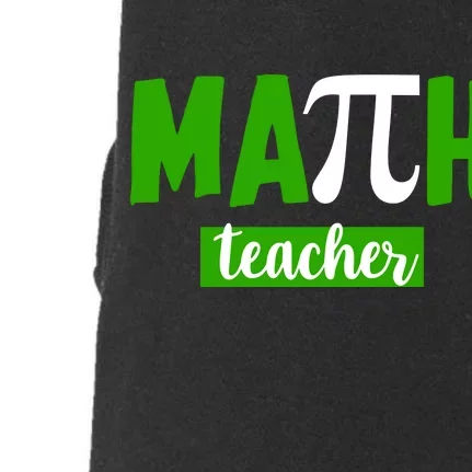 Math Teacher Pi Logo Doggie 3-End Fleece Hoodie