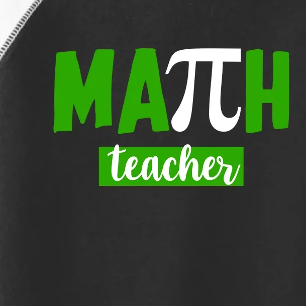 Math Teacher Pi Logo Toddler Fine Jersey T-Shirt