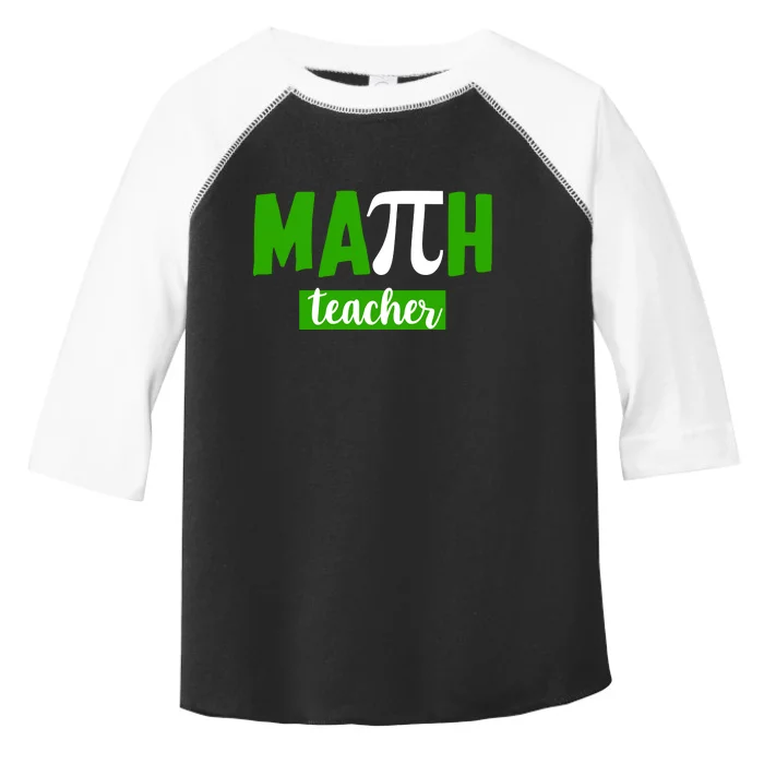 Math Teacher Pi Logo Toddler Fine Jersey T-Shirt