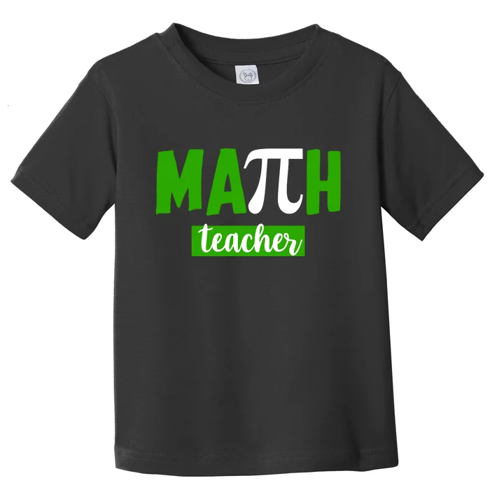 Math Teacher Pi Logo Toddler T-Shirt