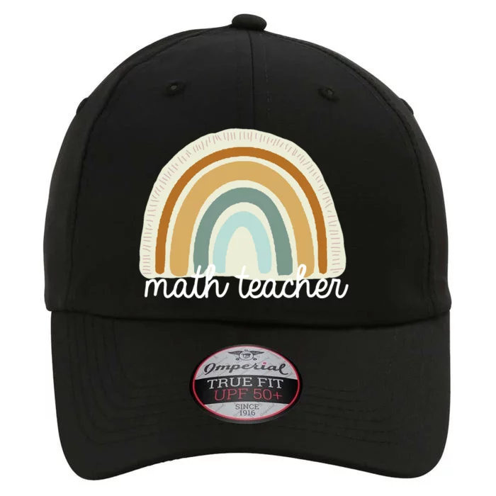 Math Teacher Rainbow The Original Performance Cap