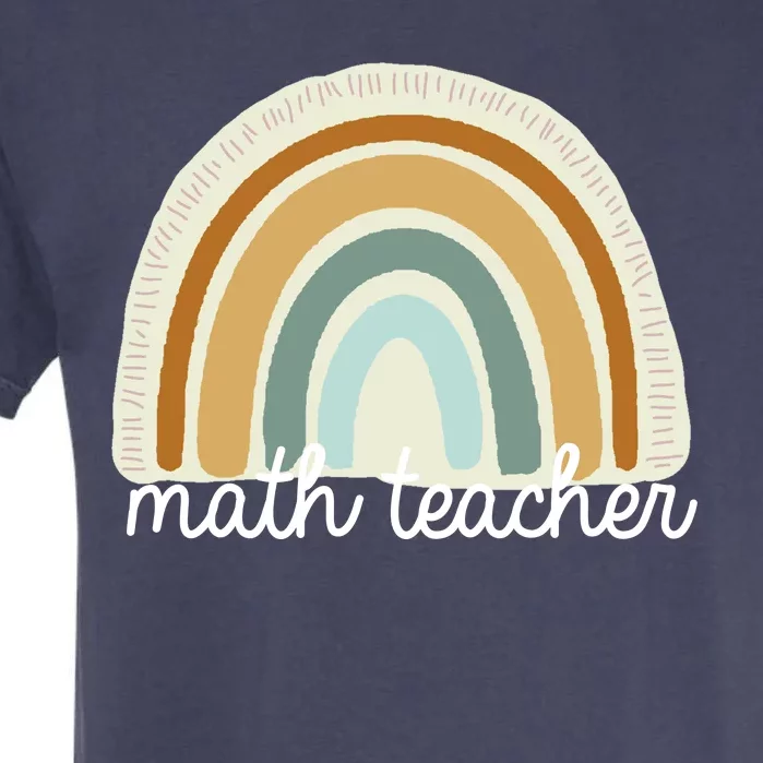 Math Teacher Rainbow Garment-Dyed Heavyweight T-Shirt