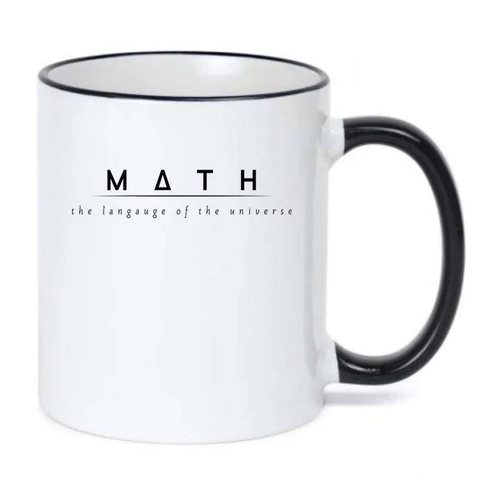 Math The Language Of The Universe Black Color Changing Mug