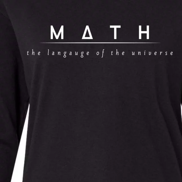 Math The Language Of The Universe Womens Cotton Relaxed Long Sleeve T-Shirt