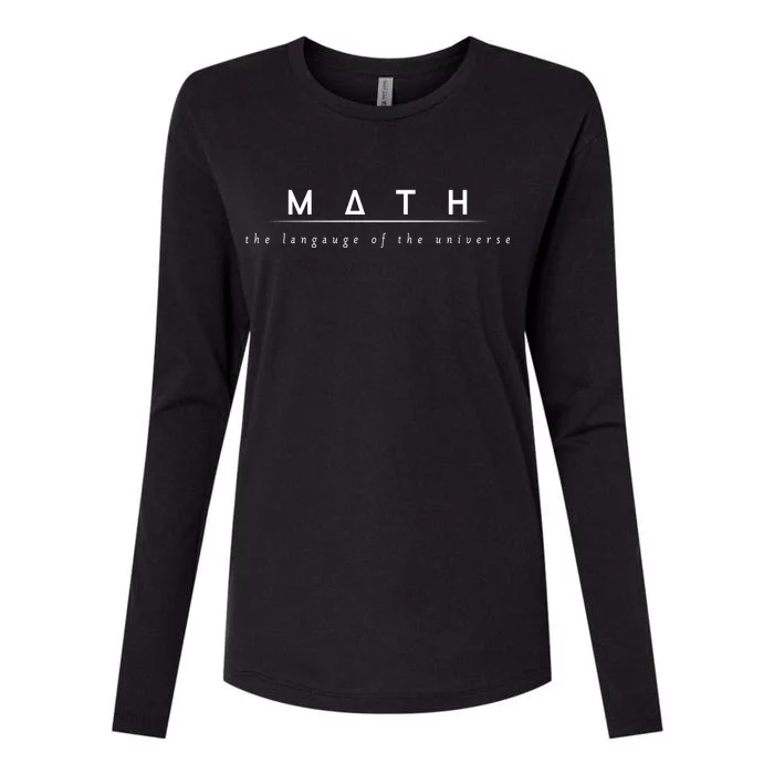 Math The Language Of The Universe Womens Cotton Relaxed Long Sleeve T-Shirt