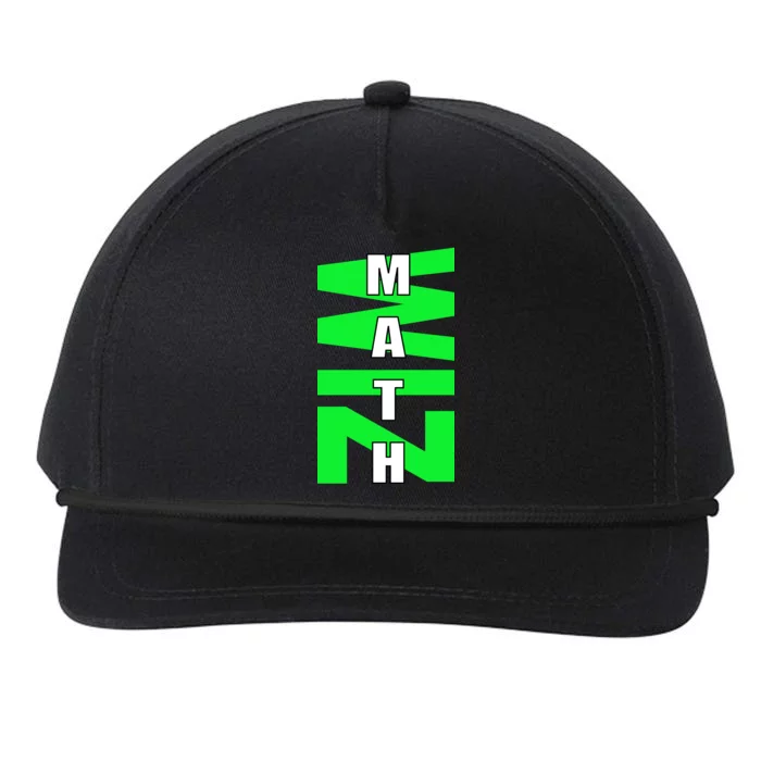 Math Wiz Logo Snapback Five-Panel Rope Hat