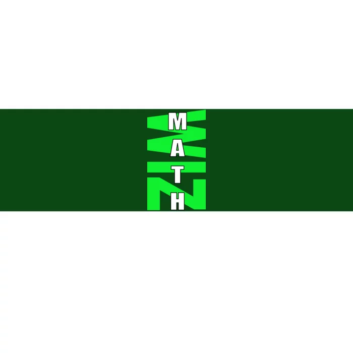 Math Wiz Logo Bumper Sticker