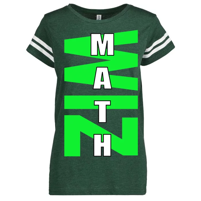 Math Wiz Logo Enza Ladies Jersey Football T-Shirt