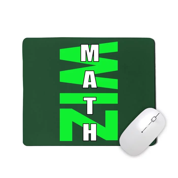 Math Wiz Logo Mousepad