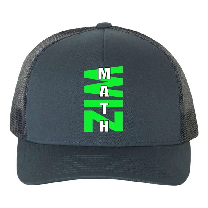 Math Wiz Logo Yupoong Adult 5-Panel Trucker Hat