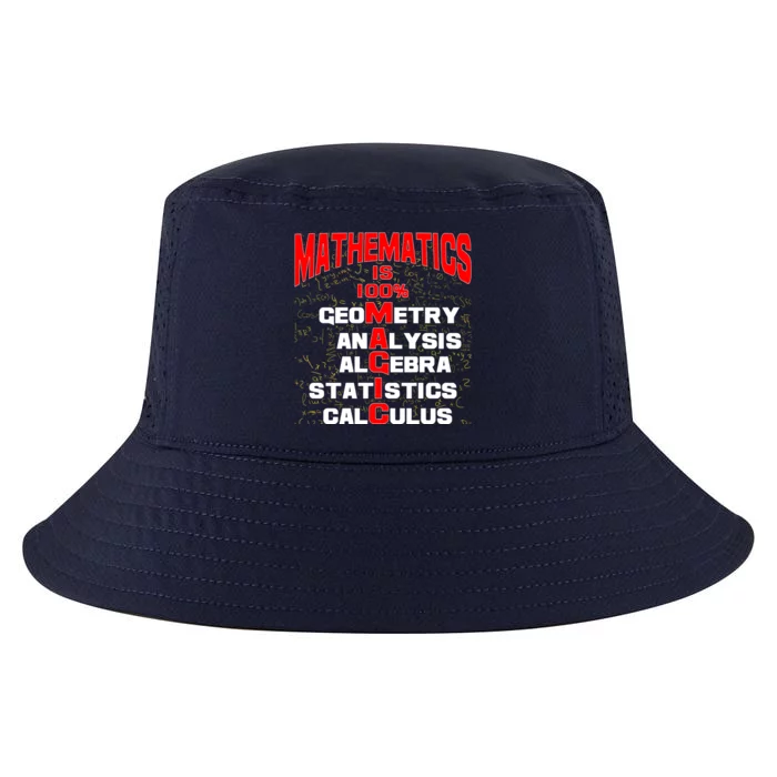 Mathematics Is 100 Percent Magic Cool Comfort Performance Bucket Hat