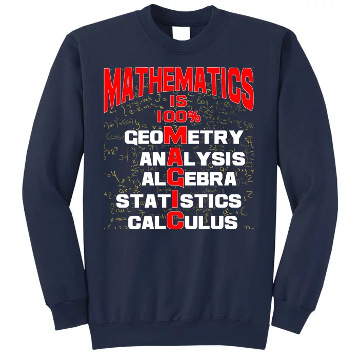 Mathematics Is 100 Percent Magic Sweatshirt