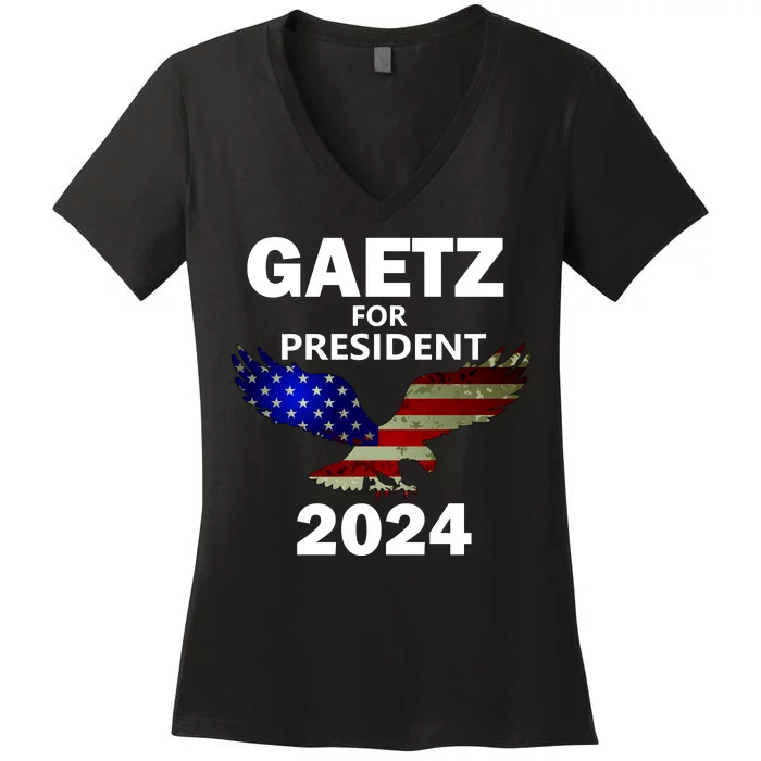 Matt Gaetz 2024 Election Women's V-Neck T-Shirt