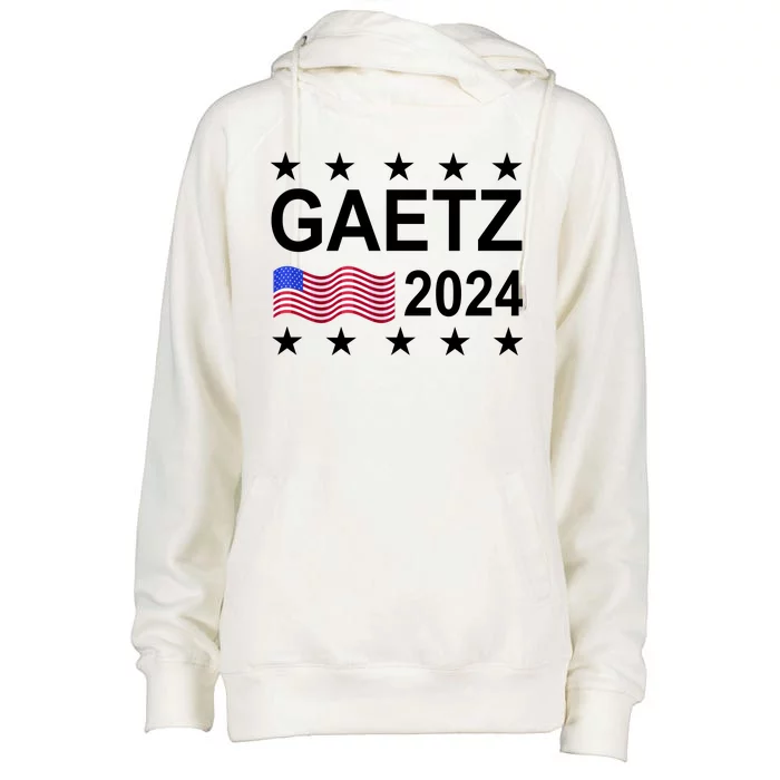 Matt Gaetz For President 2024 Womens Funnel Neck Pullover Hood