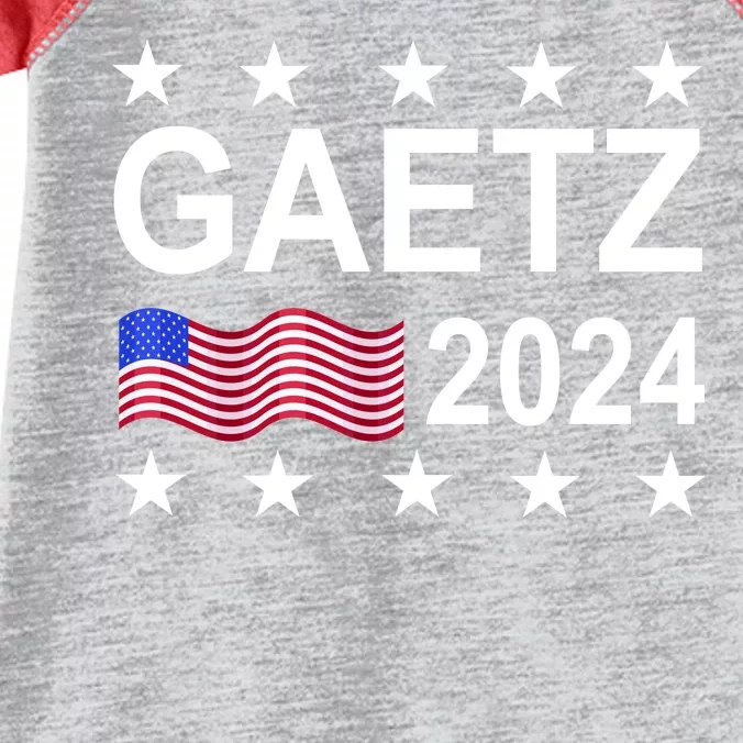 Matt Gaetz For President 2024 Infant Baby Jersey Bodysuit