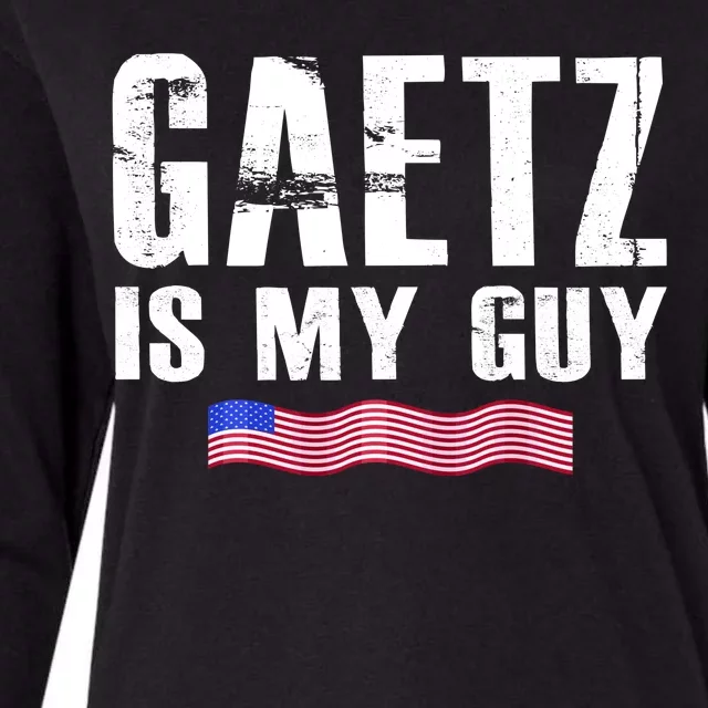 Matt Gaetz Is My Guy Womens Cotton Relaxed Long Sleeve T-Shirt