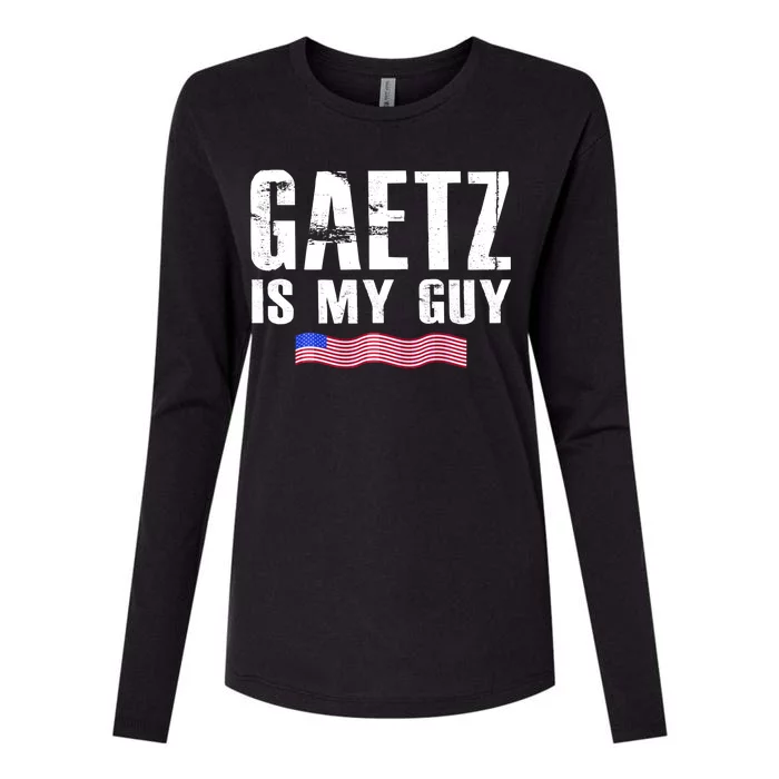 Matt Gaetz Is My Guy Womens Cotton Relaxed Long Sleeve T-Shirt