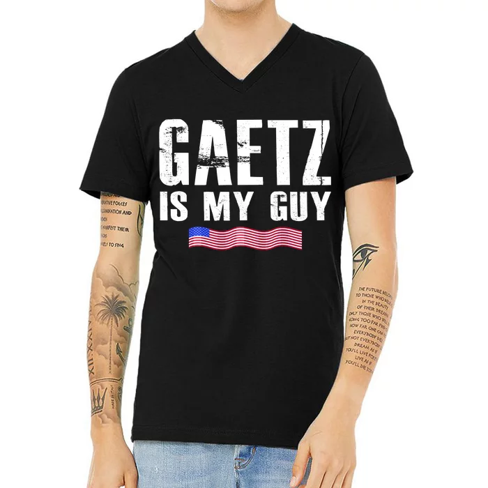 Matt Gaetz Is My Guy V-Neck T-Shirt